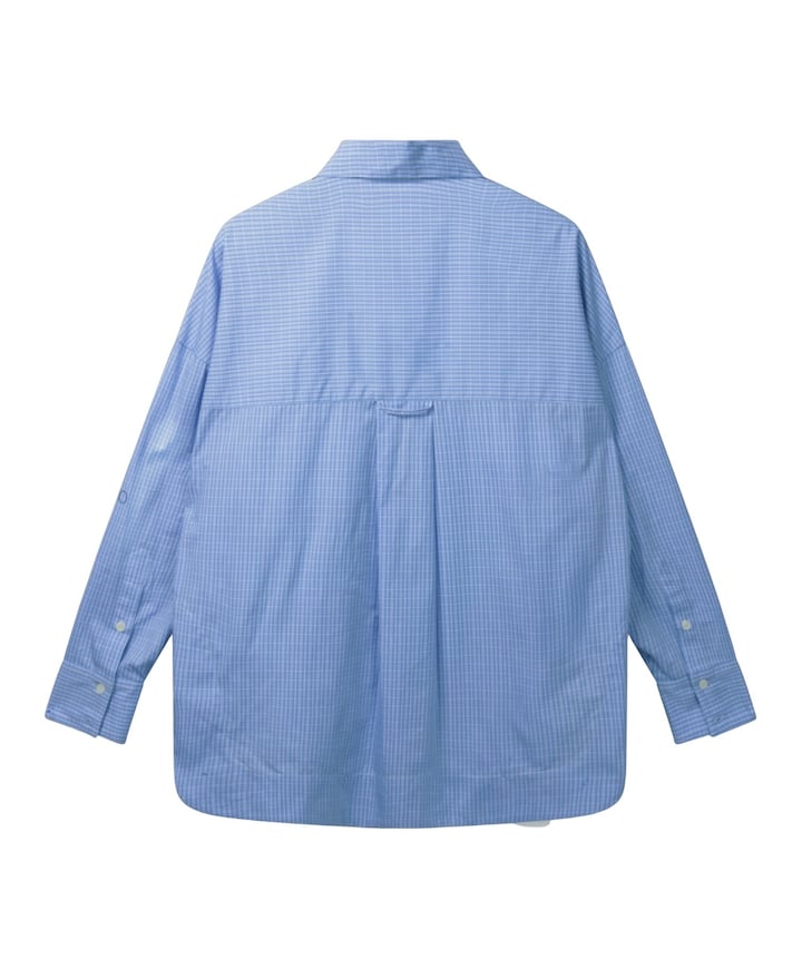 Dames blouse blauw