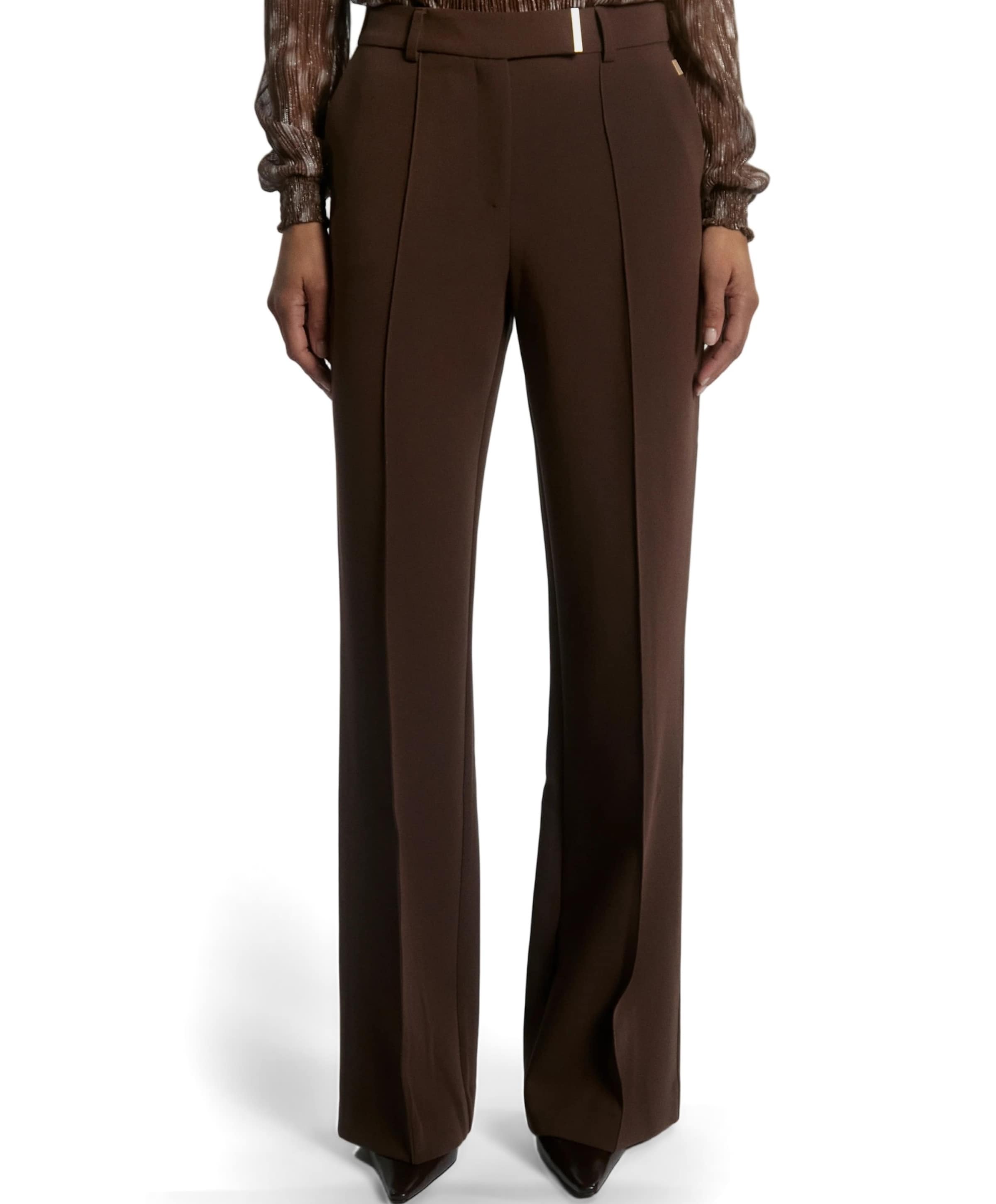 CHANTALLE RPES 345 dames broek bruin