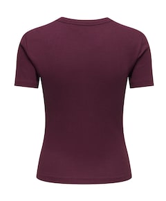 Dames T-shirt bordeaux
