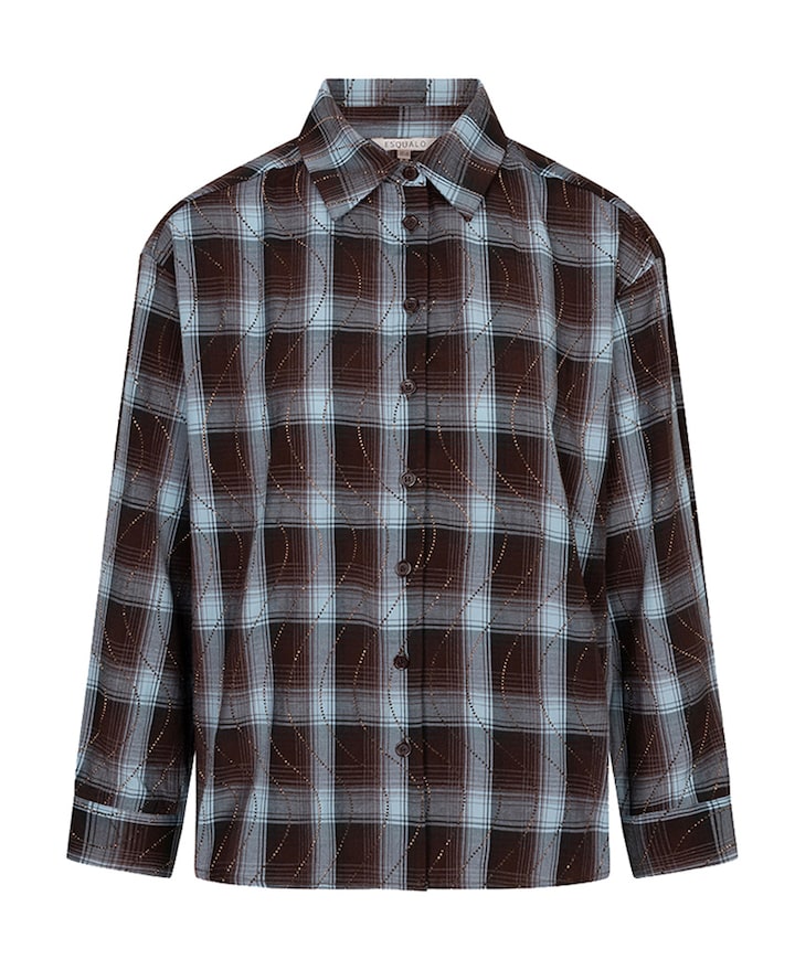 Dames blouse bruin
