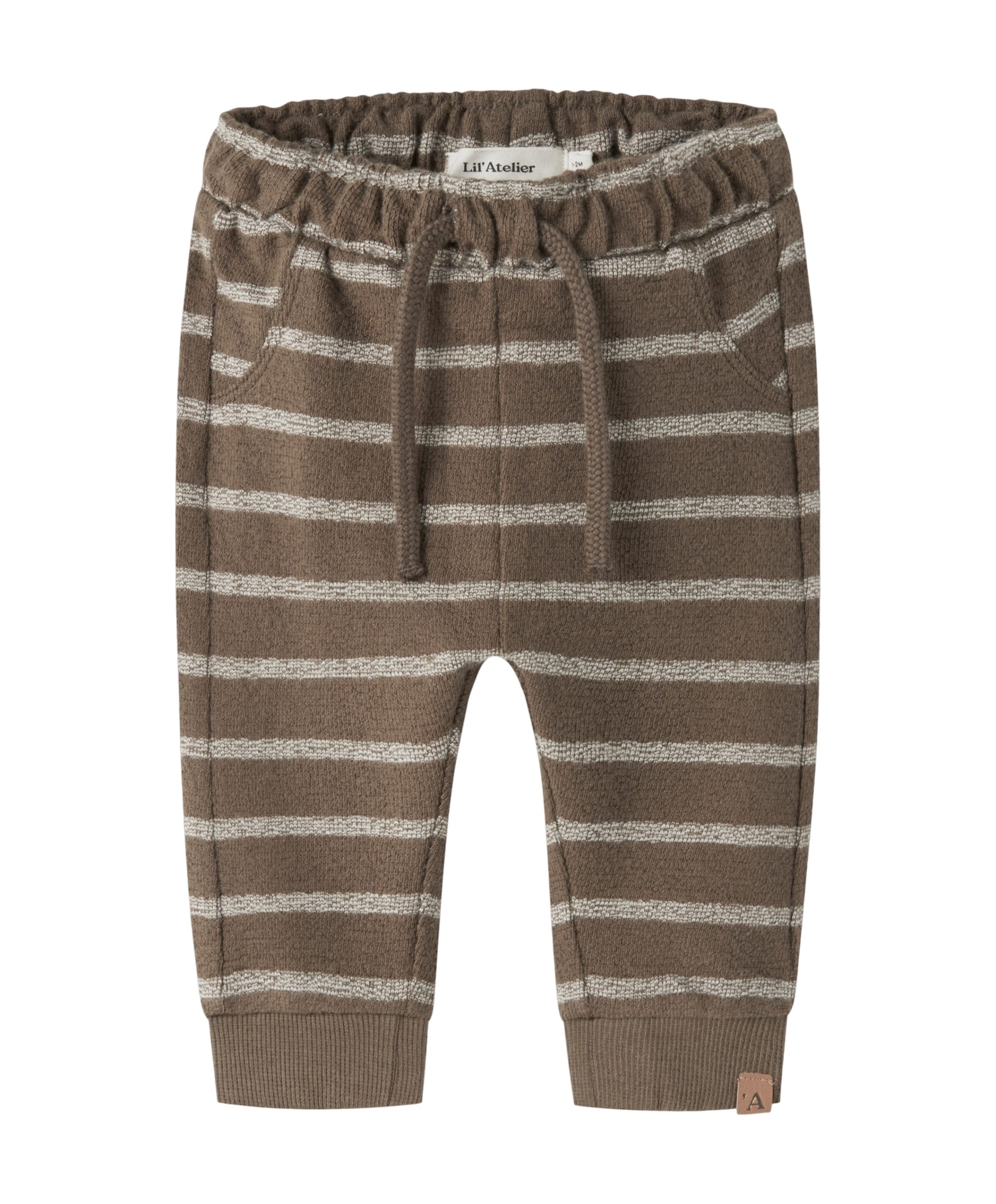 NBMOBY LOOSE LIL meisjes broek bruin