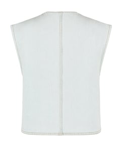 Dames gilet blauw