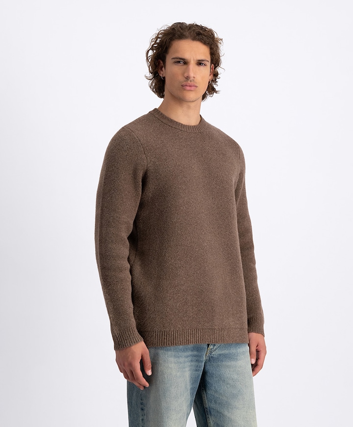 Heren trui bruin