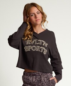 Meisjes longsleeve grijs