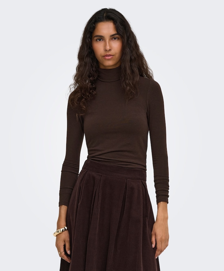 Dames longsleeve zwart