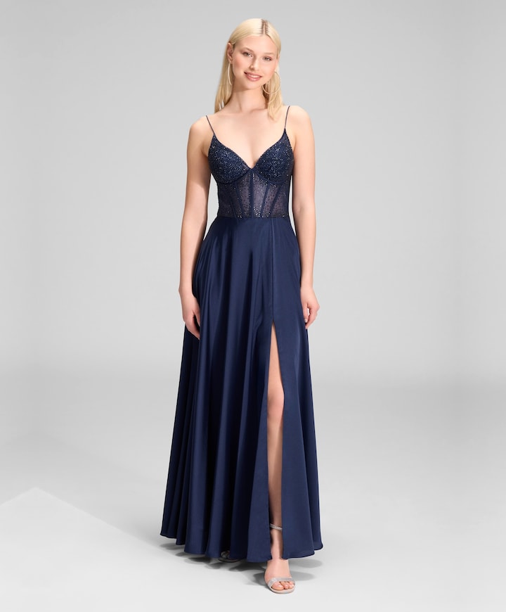 Dames jurk blauw