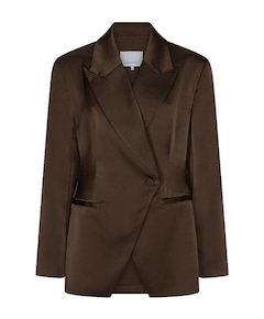Dames blazer bruin