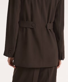 Dames blazer bruin
