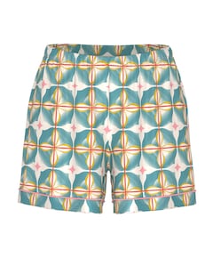 Dames pyjamashort blauw