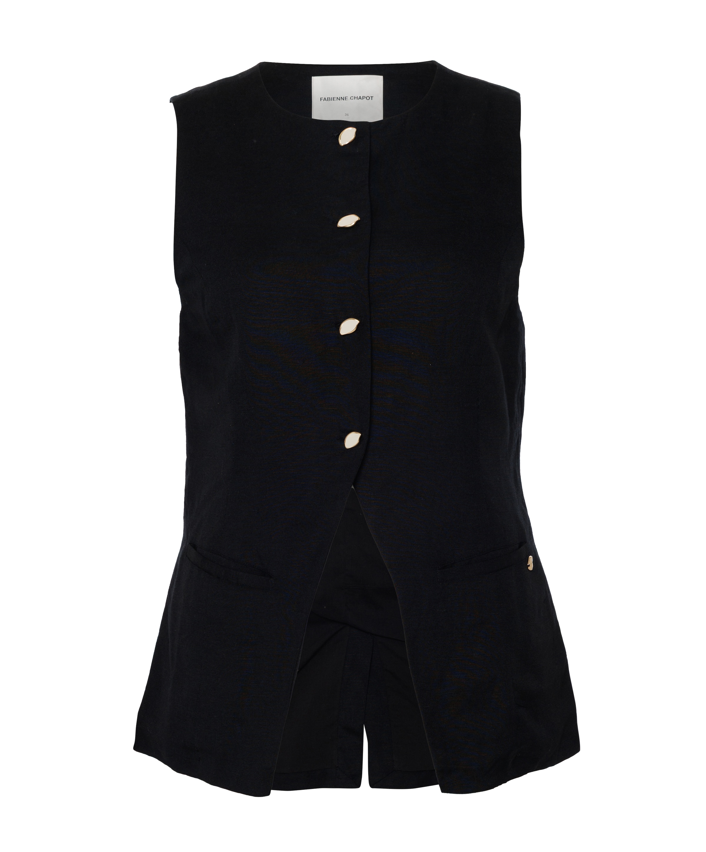 Dames gilet zwart