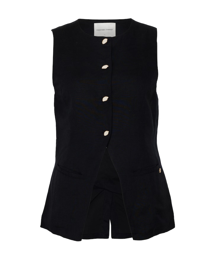 Dames gilet zwart