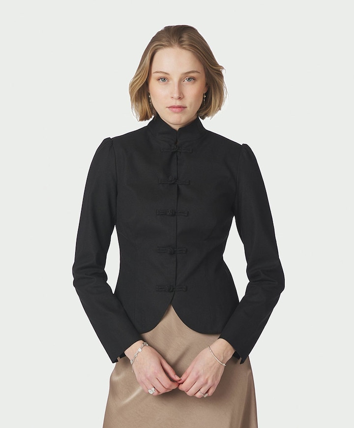 Dames jas zwart