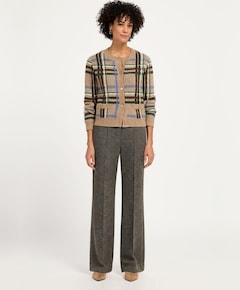 Dames vest bruin