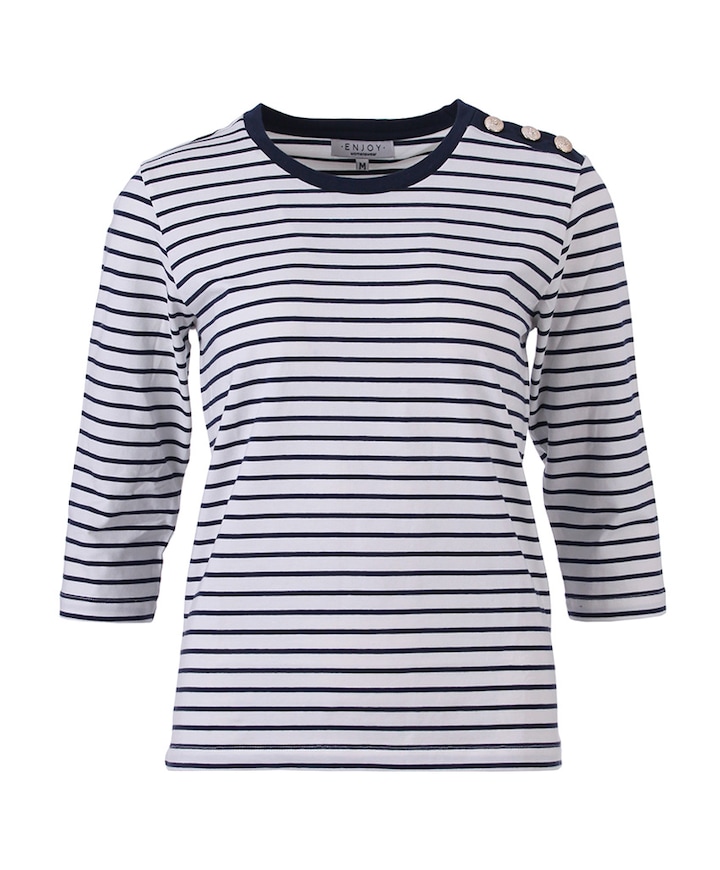 Dames longsleeve blauw