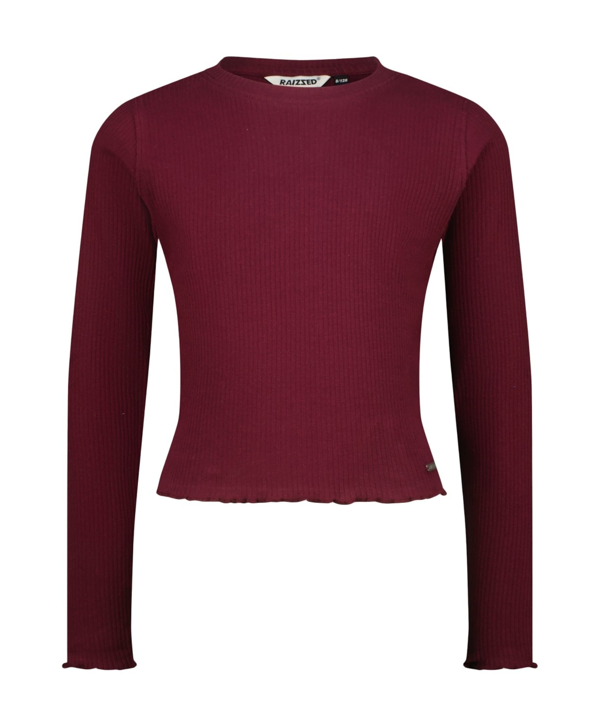 Meisjes longsleeve bordeaux