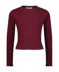 Meisjes longsleeve bordeaux