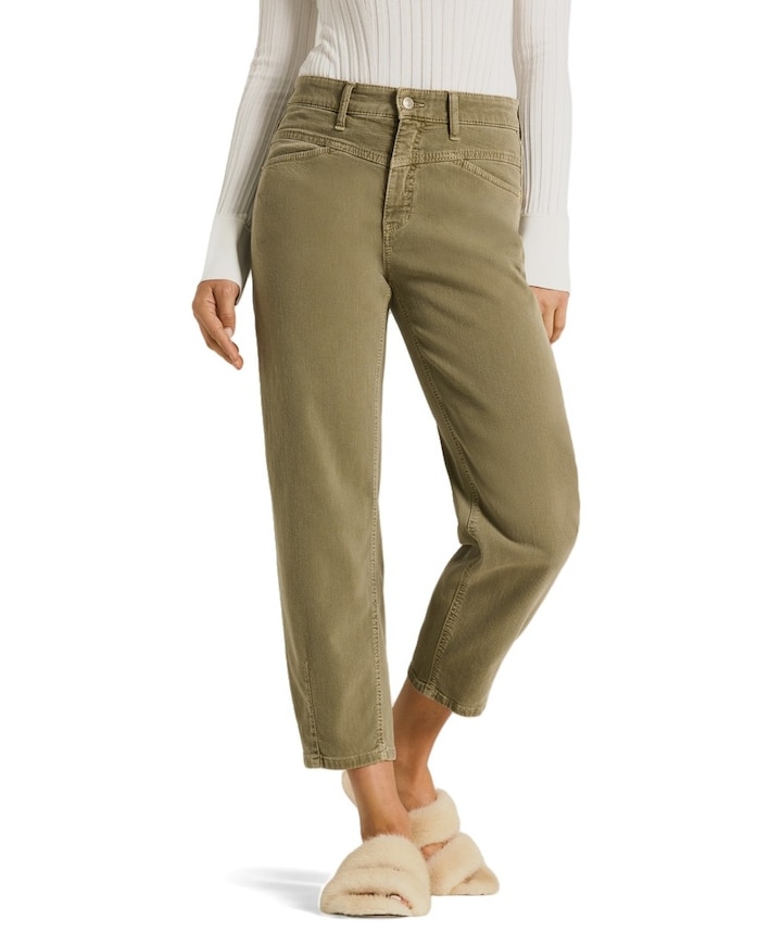 Elin dames jeans groen