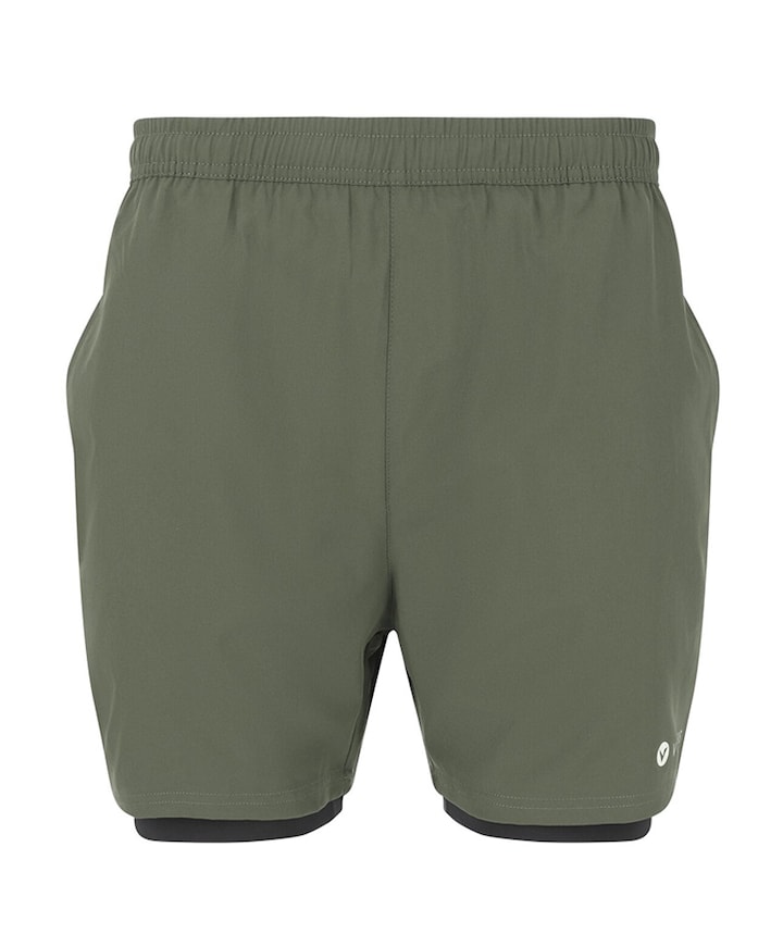 Zayne M 2-in-1 short groen
