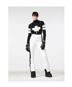 High end ski pants dames skibroek wit