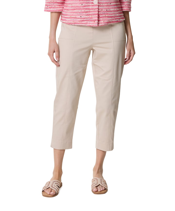dames capri broek grijs