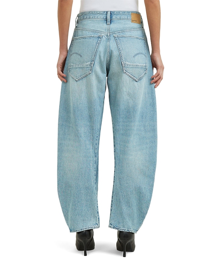 Barrel 3D Loose Wmn dames jeans blauw