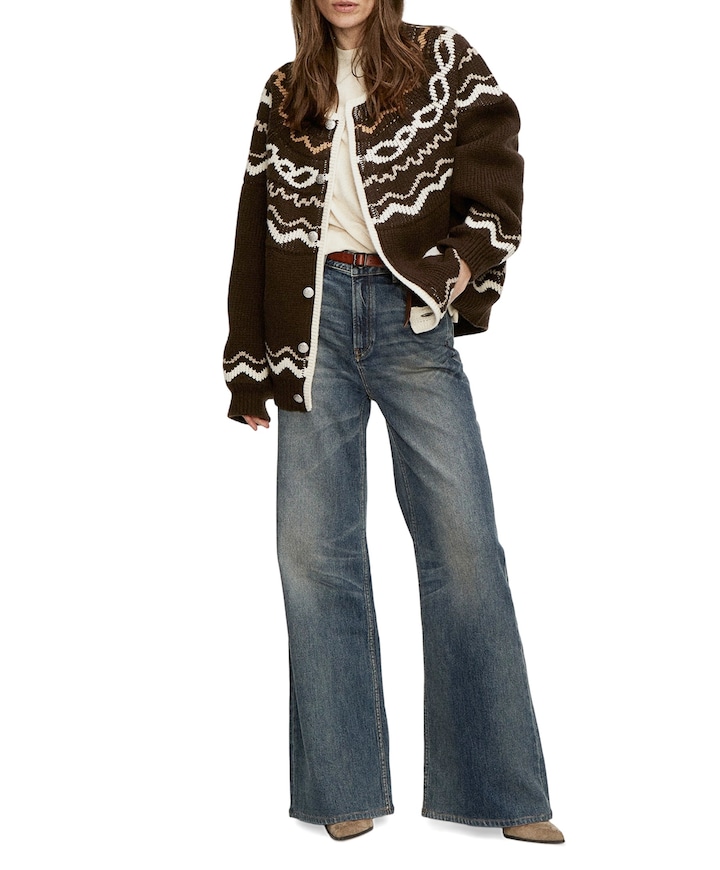 MIKU TSUMUGI dames jeans blauw
