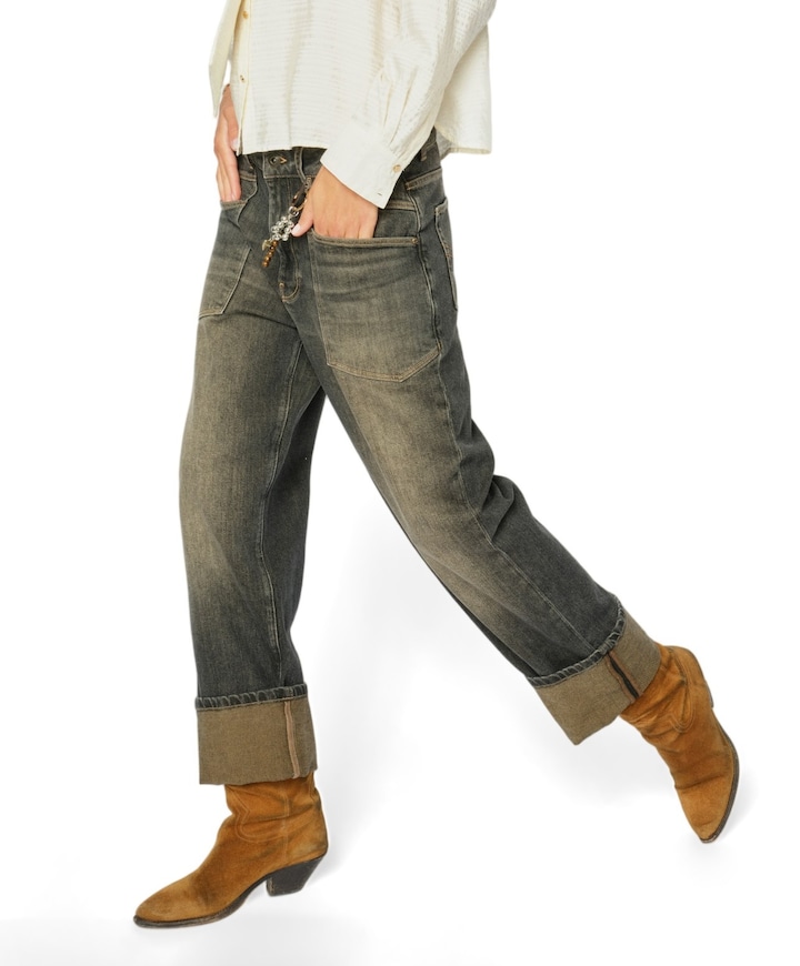 MMRachel Kyoto dames jeans grijs