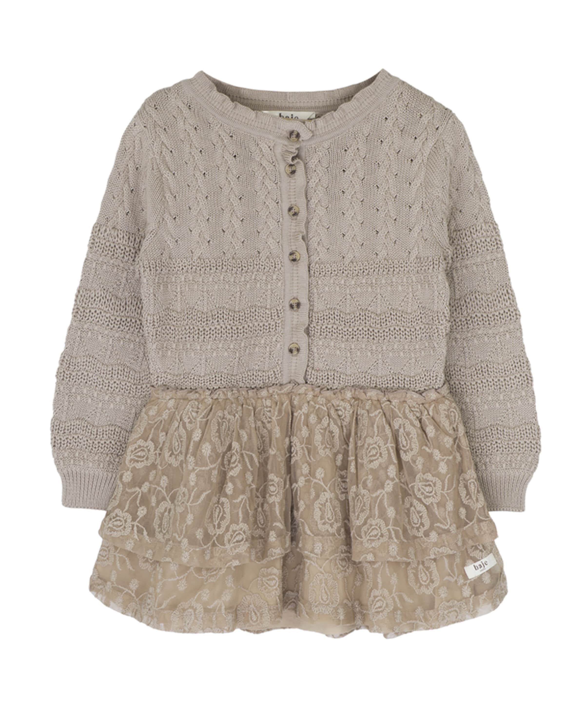 Meisjes jurk beige