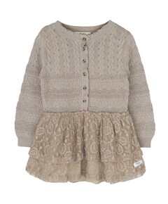 Meisjes jurk beige