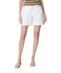 Aggimd solid dames korte broek ecru