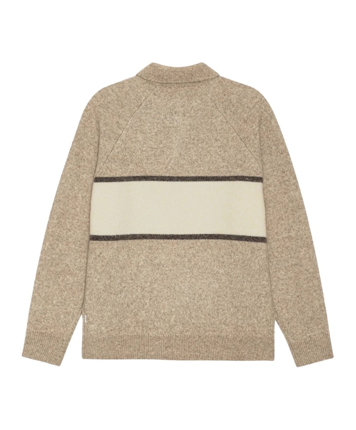 Heren polo beige