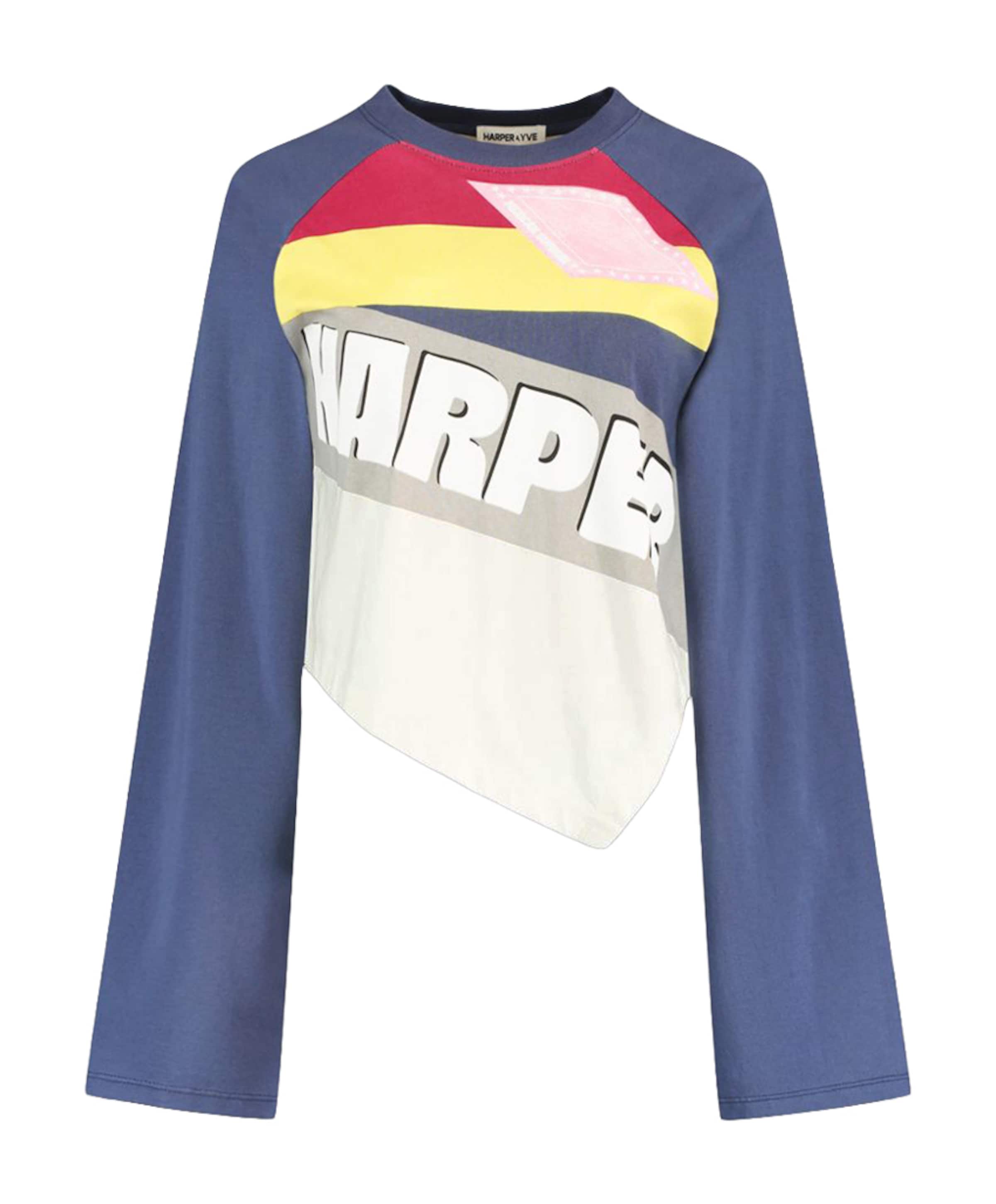 Dames longsleeve blauw