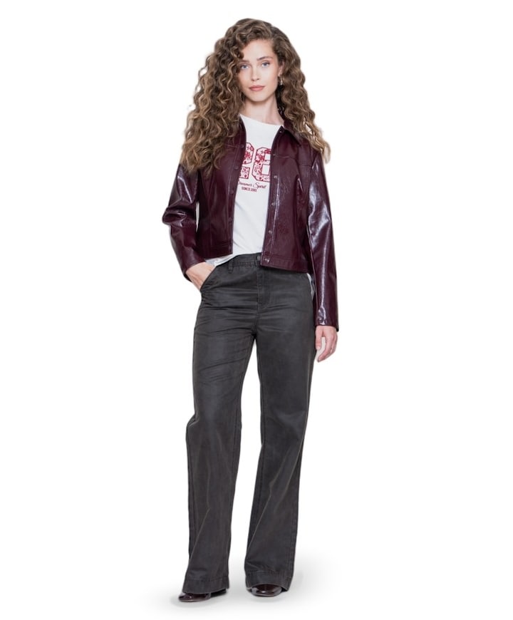 Dames jeans bruin