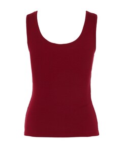 Dames top bordeaux