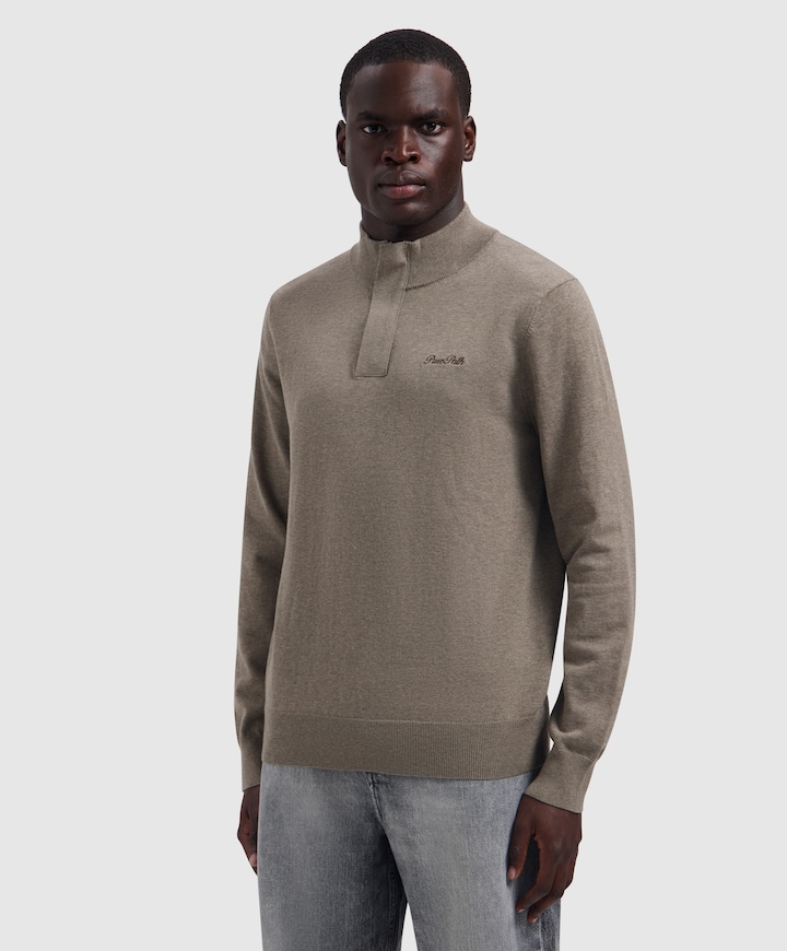 Heren trui beige