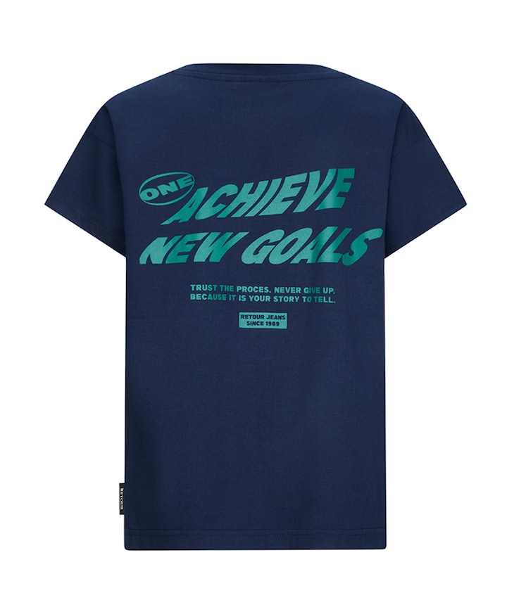 T-shirt blauw