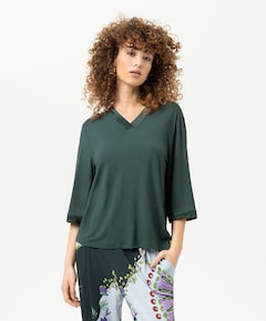 Dames pyjamatop groen