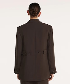 Dames blazer bruin