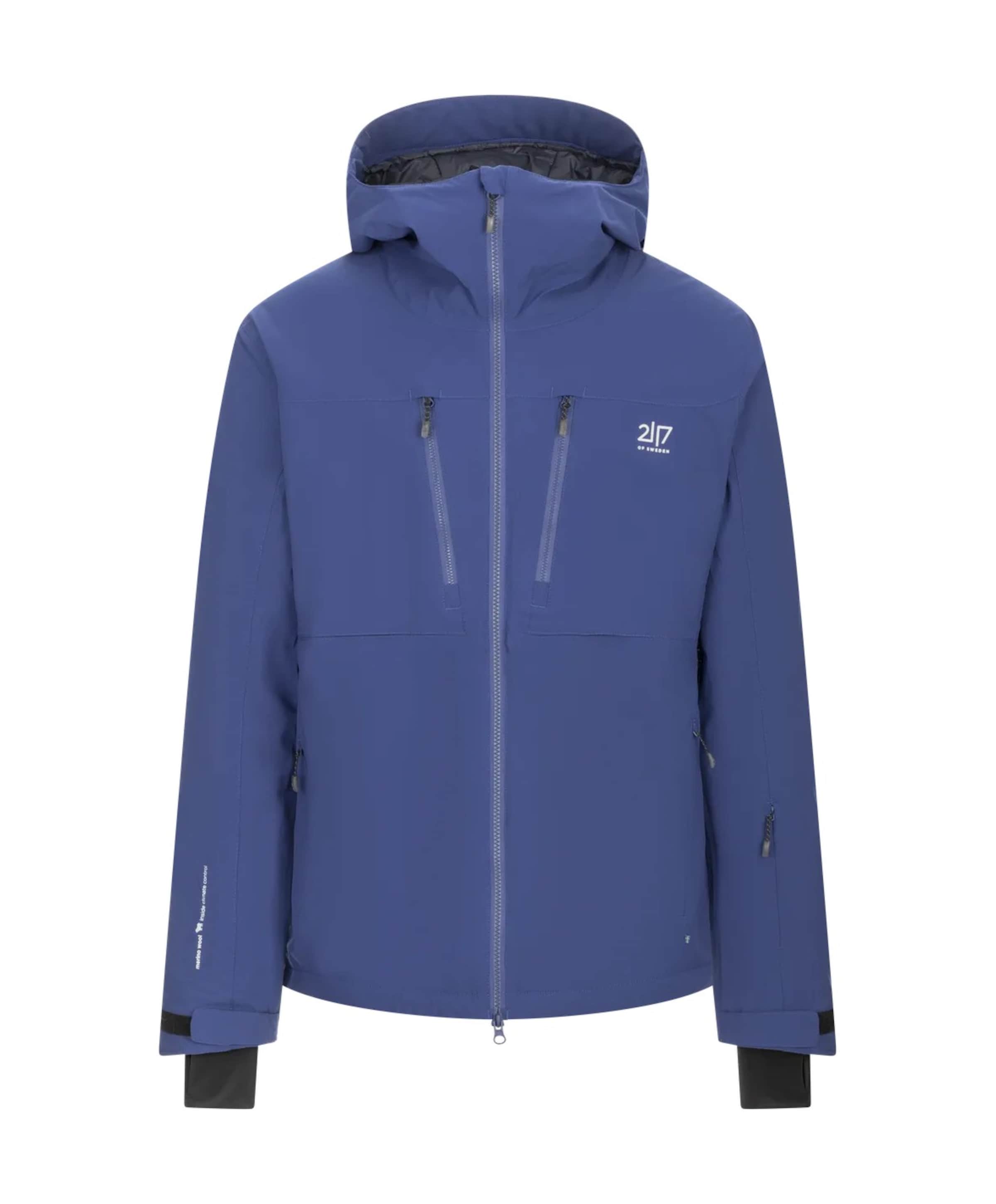 Heren ski-jas blauw