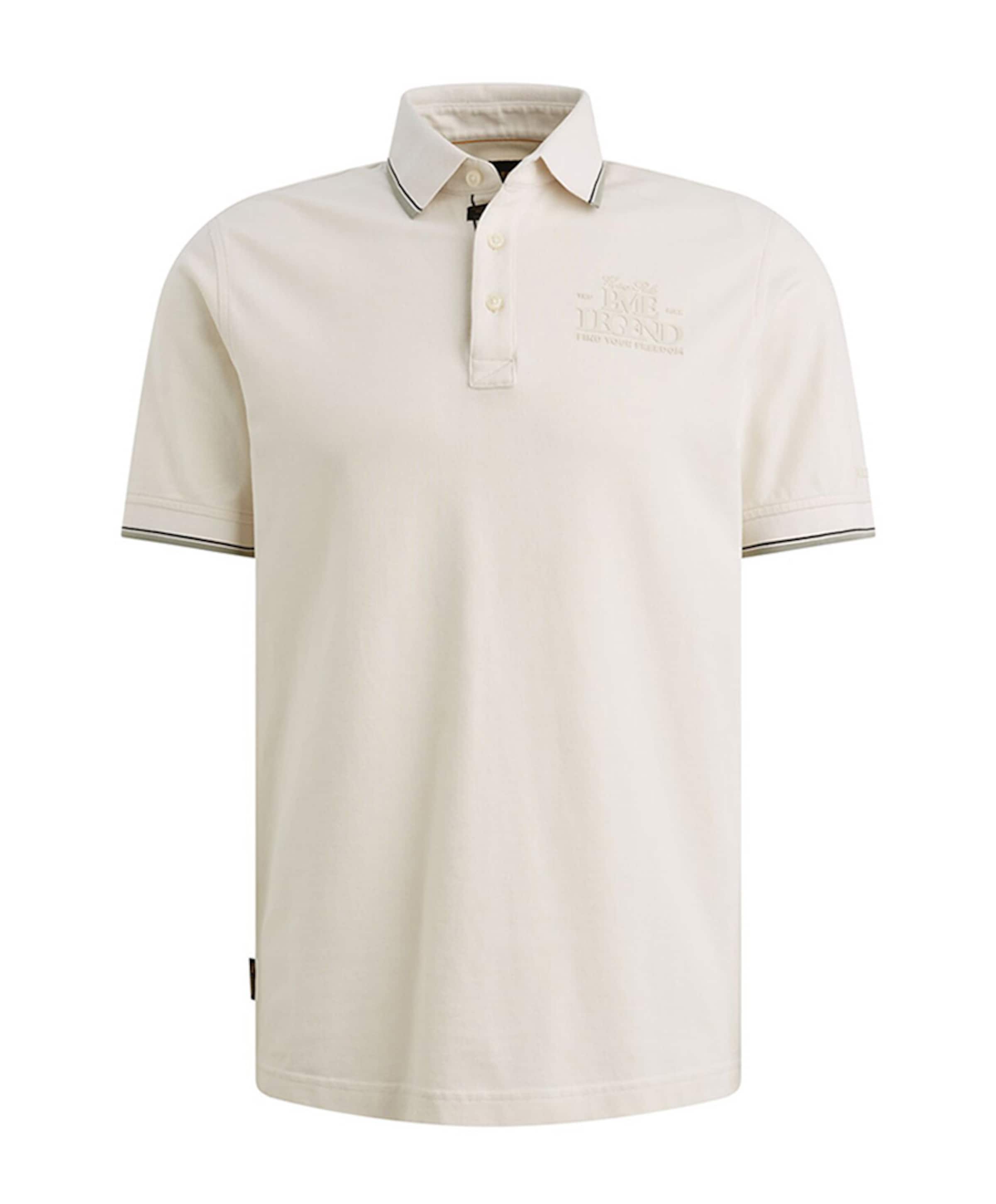 Heren polo ecru