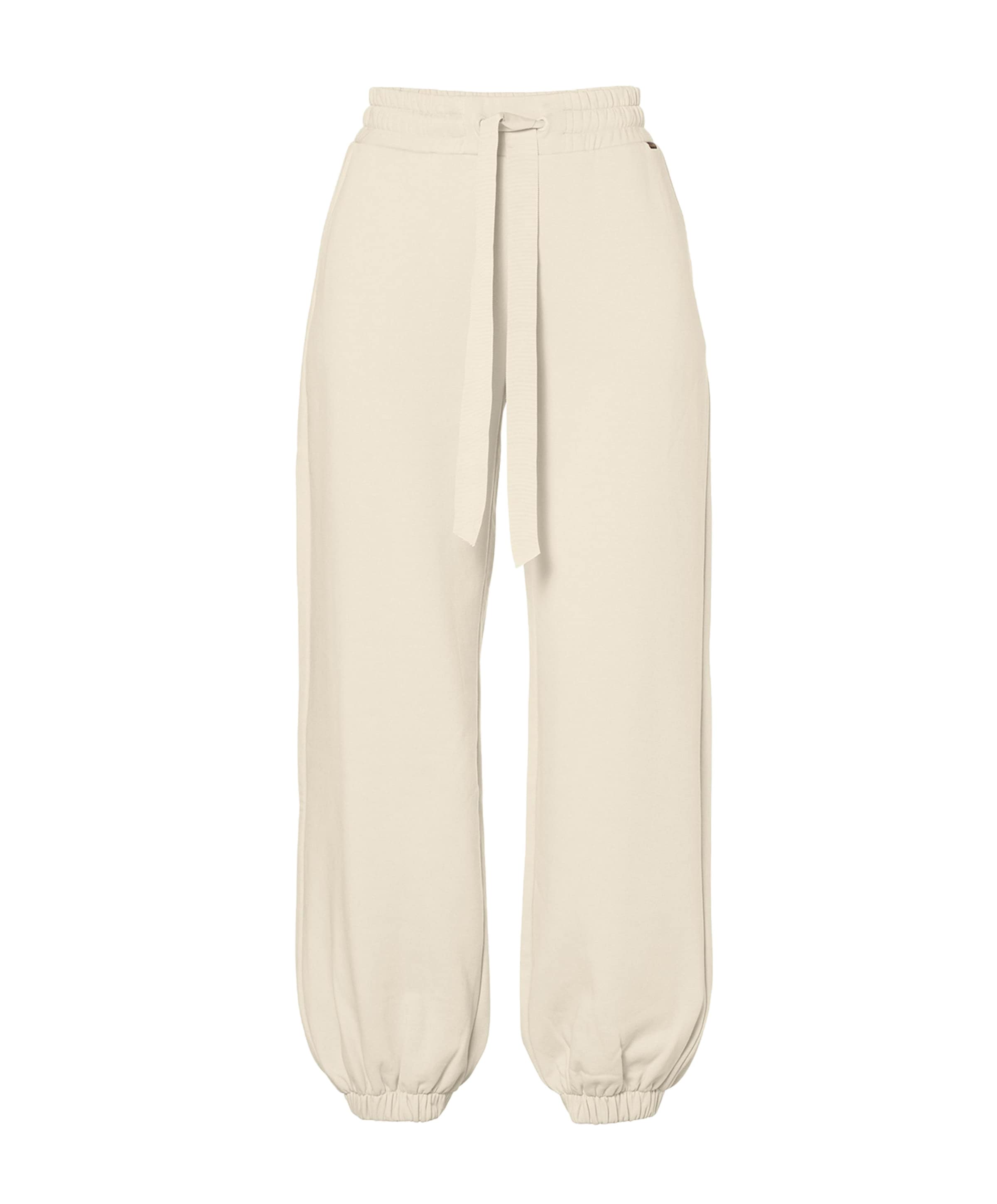 LOUNGER pants dames trainingsbroek ecru