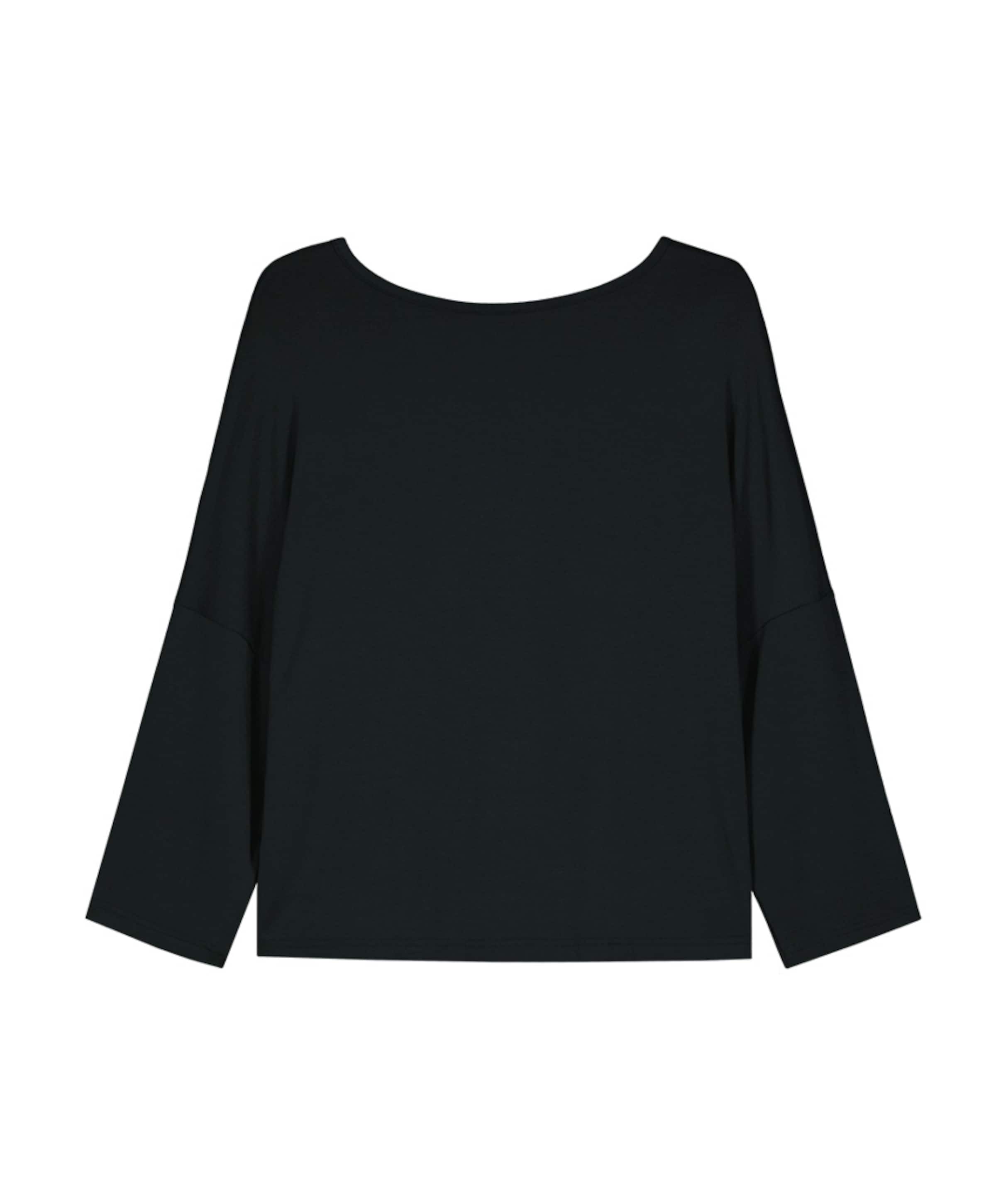 Dames pyjamatop zwart