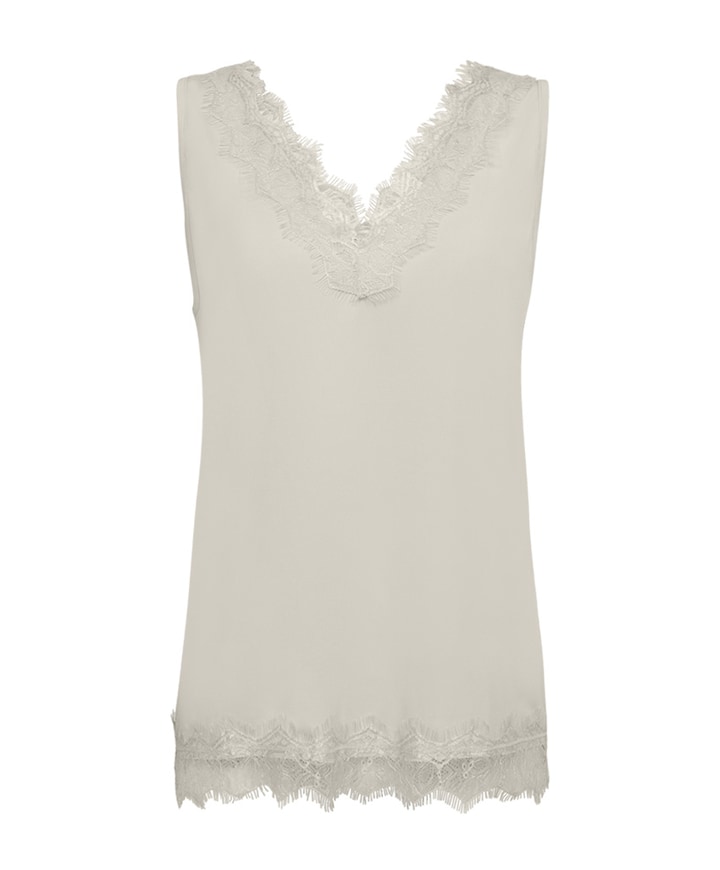 Dames top beige