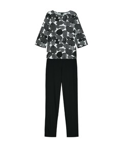 Dames pyjamaset zwart