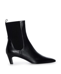 dames enkellaarzen zwart