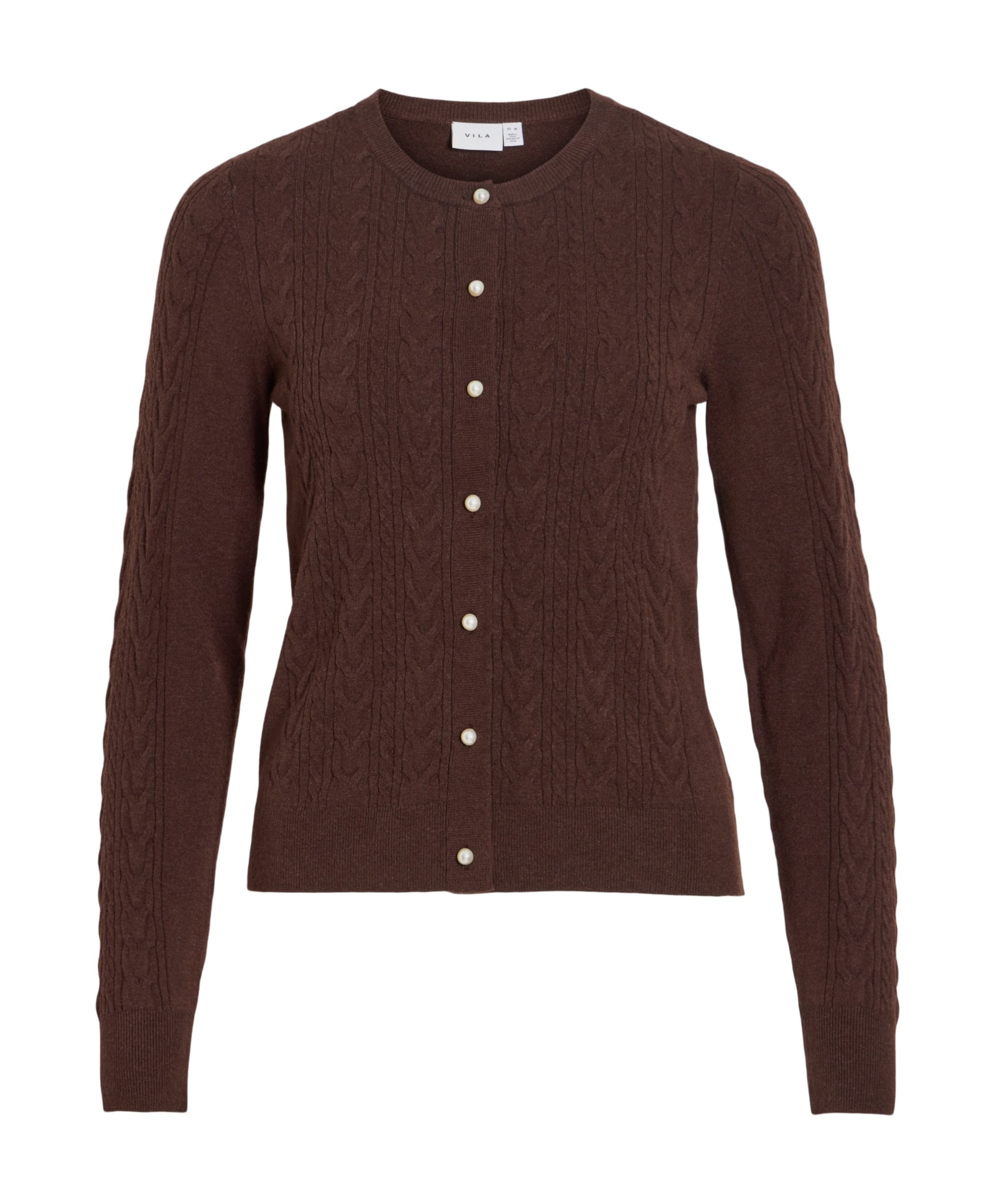 Dames vest bruin