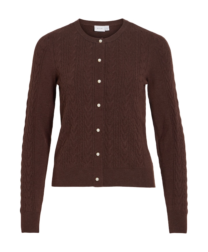 Dames vest bruin