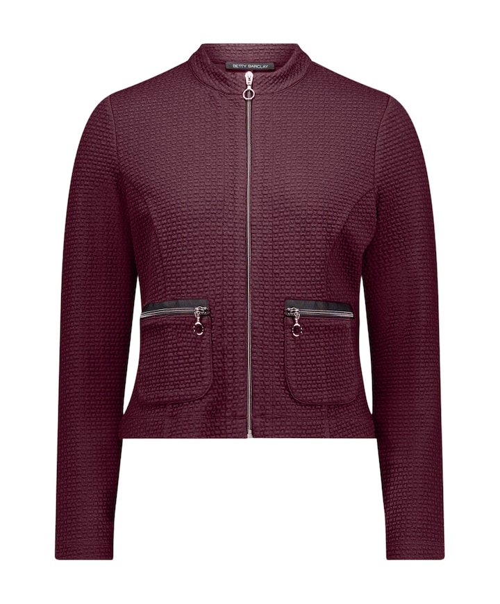 Dames jas bordeaux