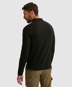 Heren polo zwart
