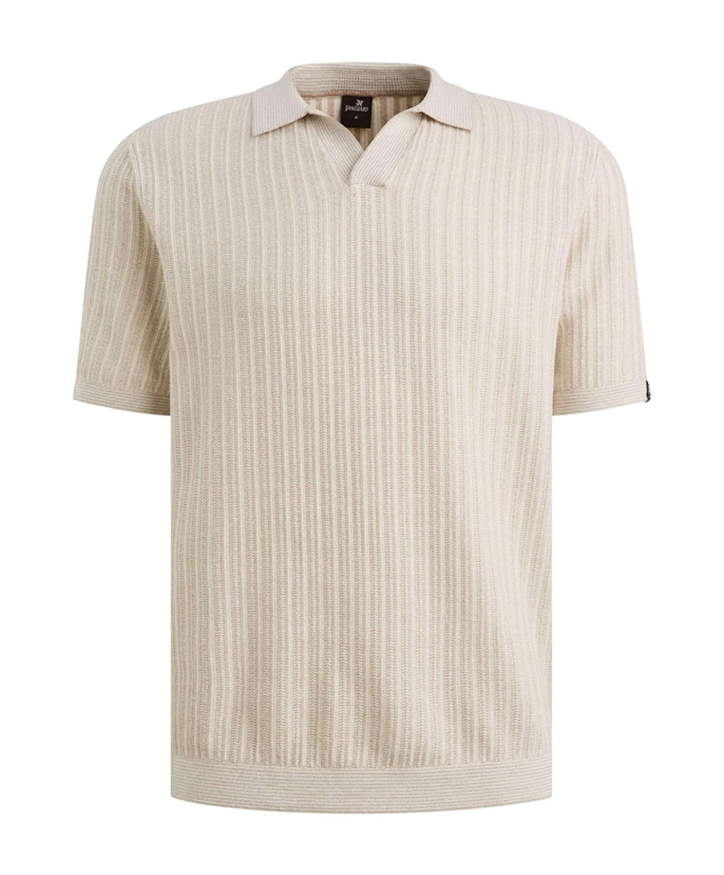 Heren polo beige